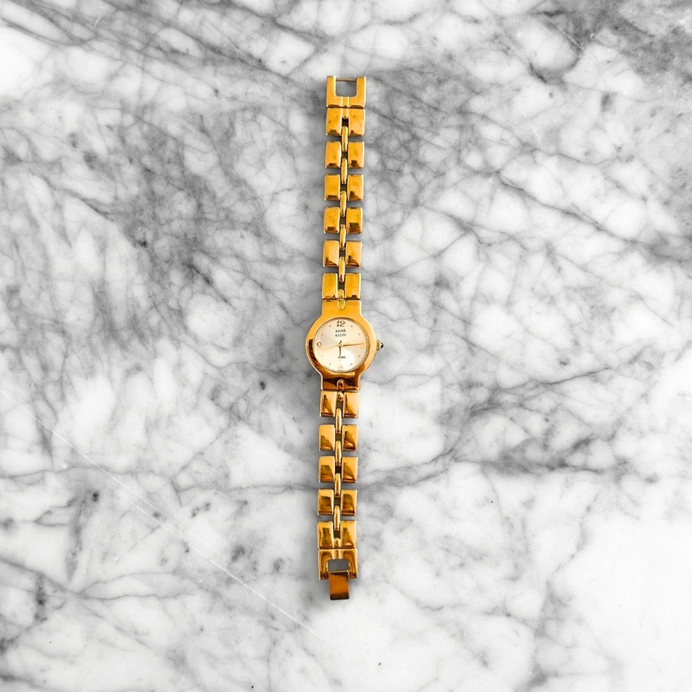 Vintage Gold Link Reversible Bracelet Watch
